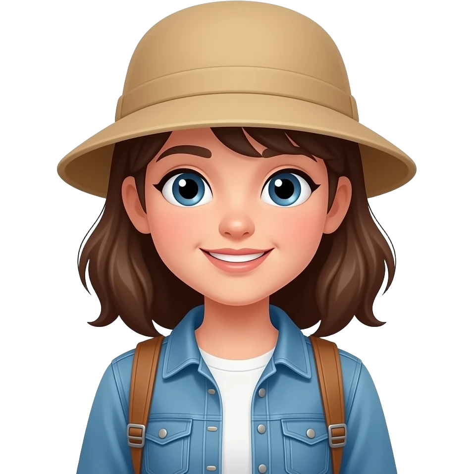 Adventure girl emoji