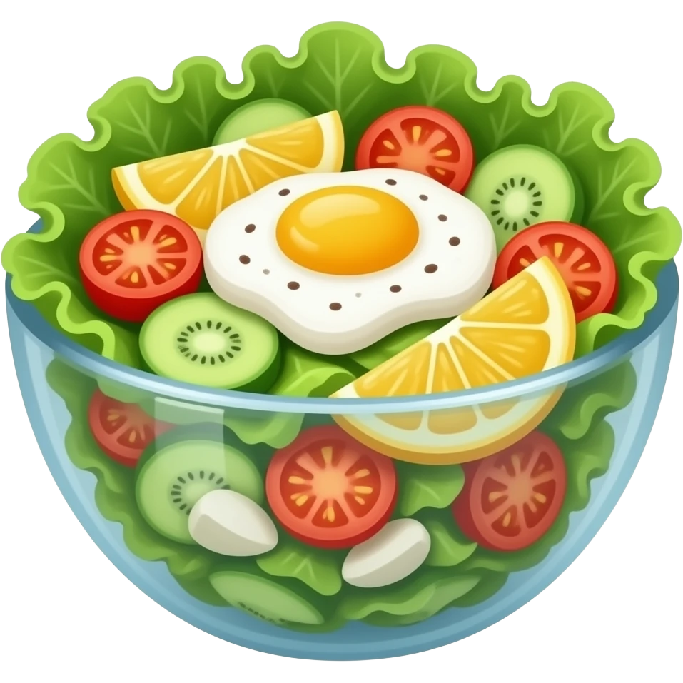 Breakfast salad emoji