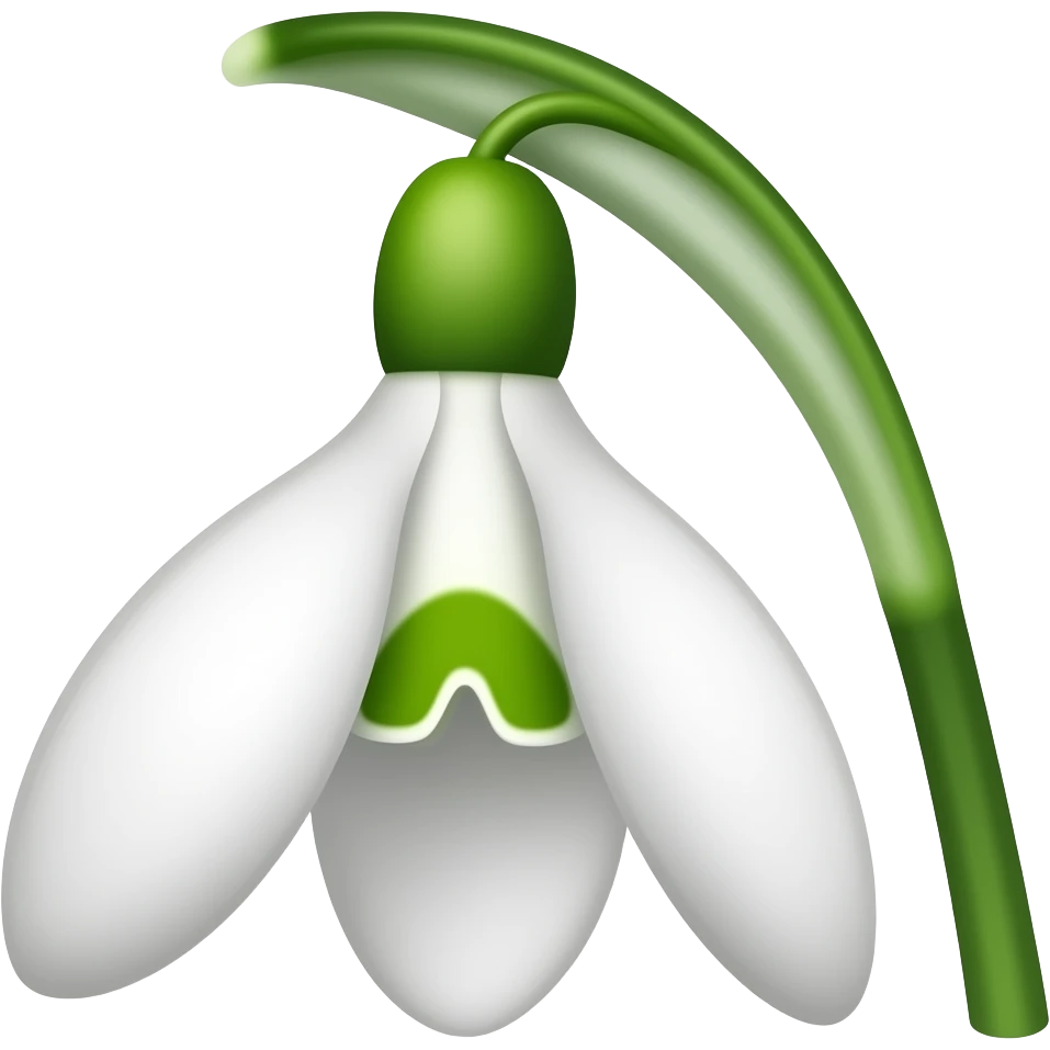 Kardelen çiçeği emoji