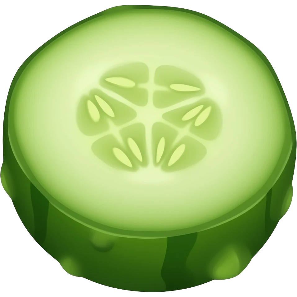 chopped cucumber emoji