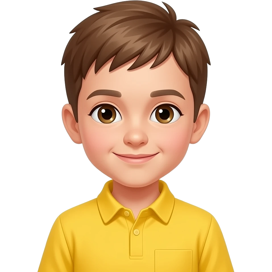kid in yellow emoji