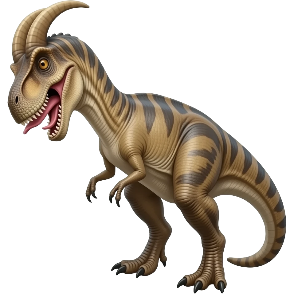 Giganotosaurus bites parasaurolophus emoji