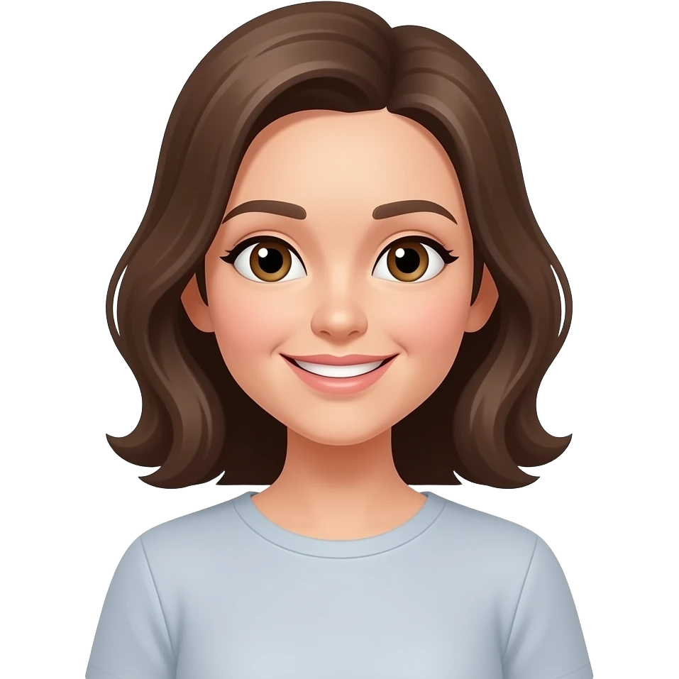 женщина спокойная и улыбается emoji