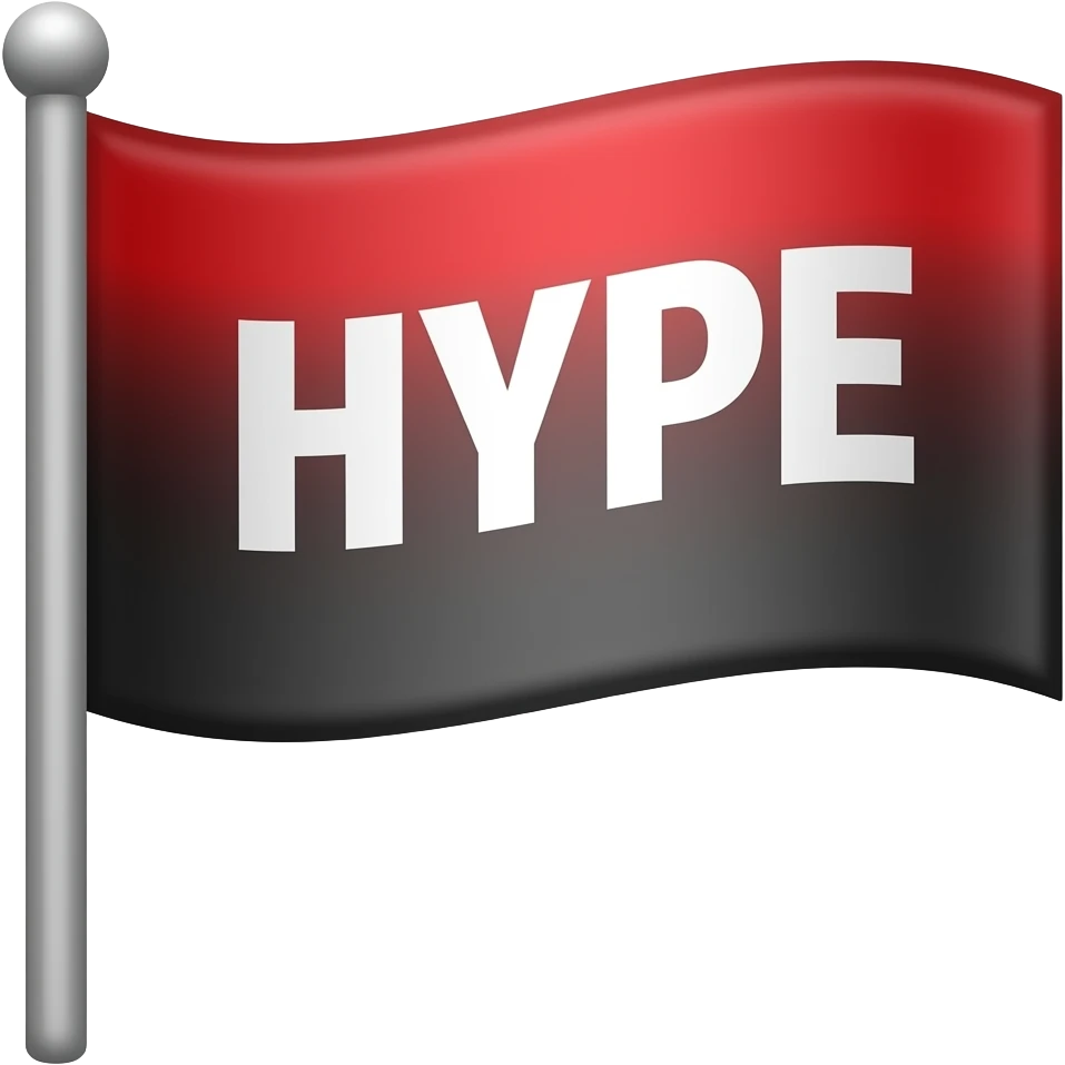 ایموجی پرچم بساز با کلمه HYPE متحرک باشه emoji
