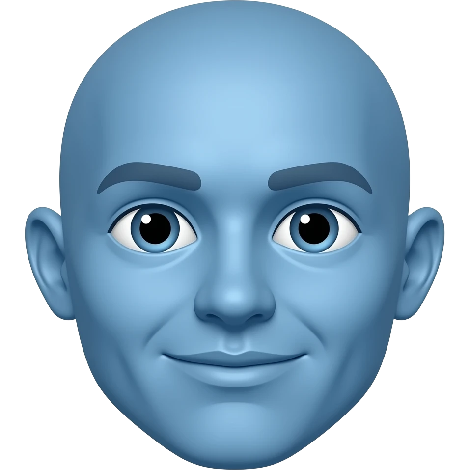 blue face emoji emoji