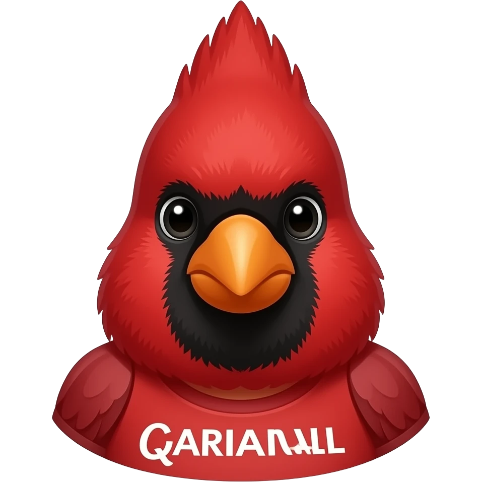 Female cardinals fan emoji