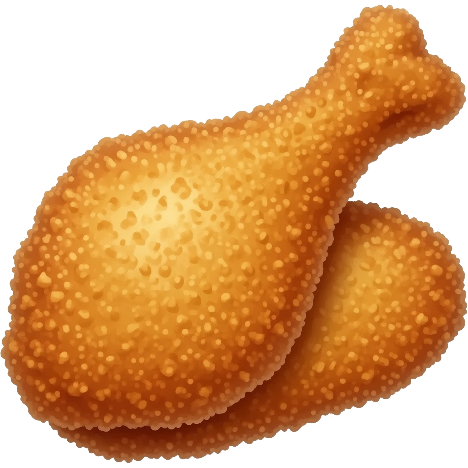 fried chicken wing emoji