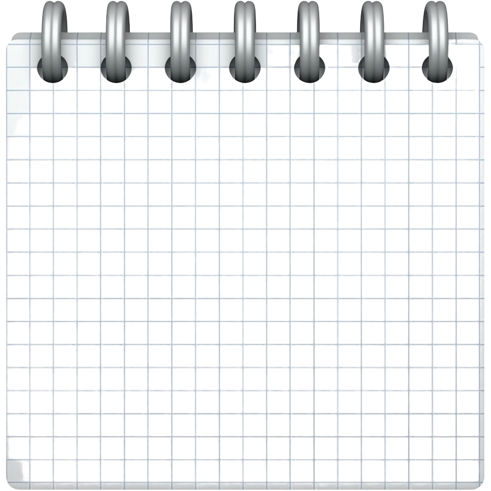 Grid notebook emoji