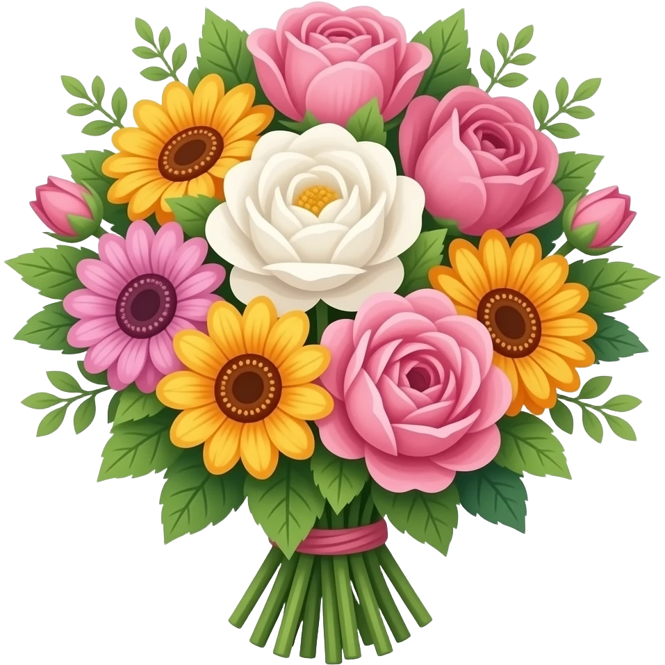 Flower bunch emoji