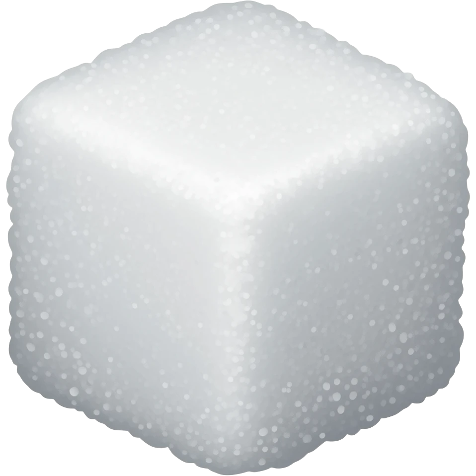 Sugar cube emoji