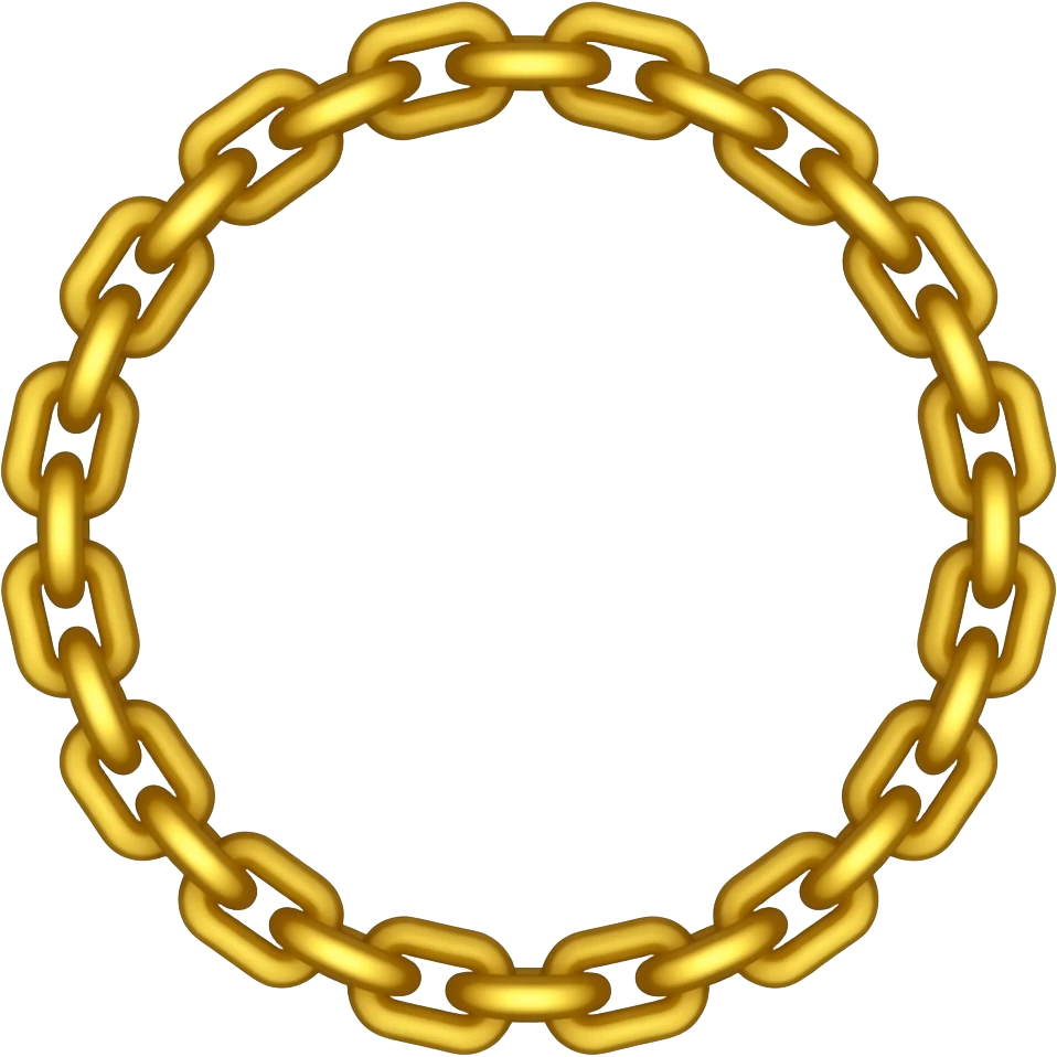 corrente de ouro emoji