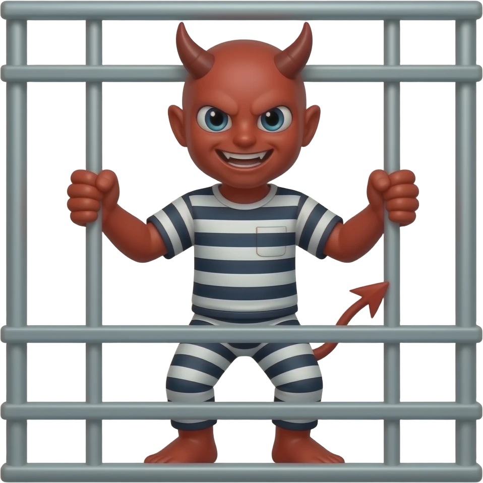 👹 escaping jail emoji