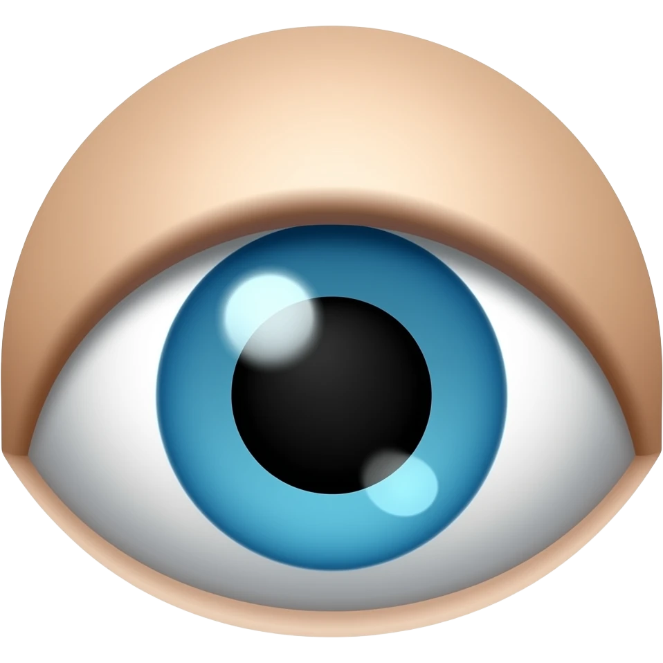Eye down emoji