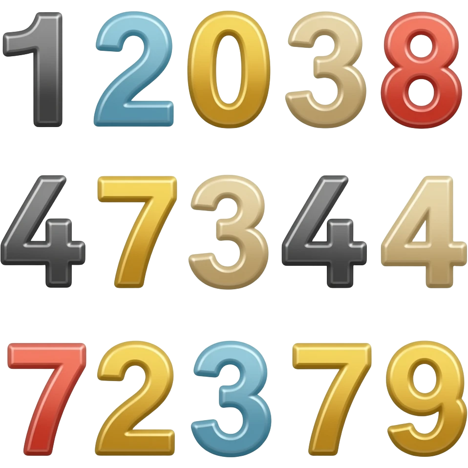 numbers emoji