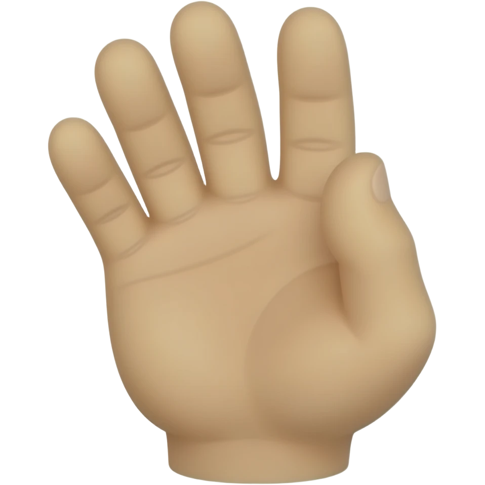 hello hand emoji