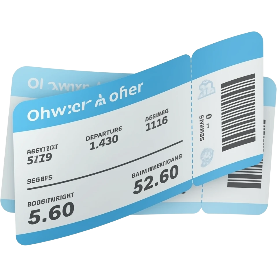 boarding pass emoji
