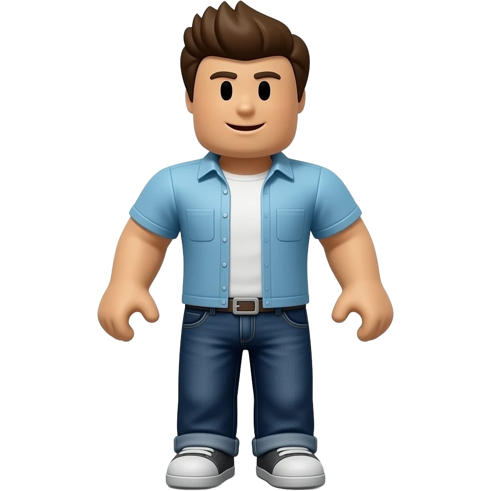Roblox player playing Brookhaven 2 emoji