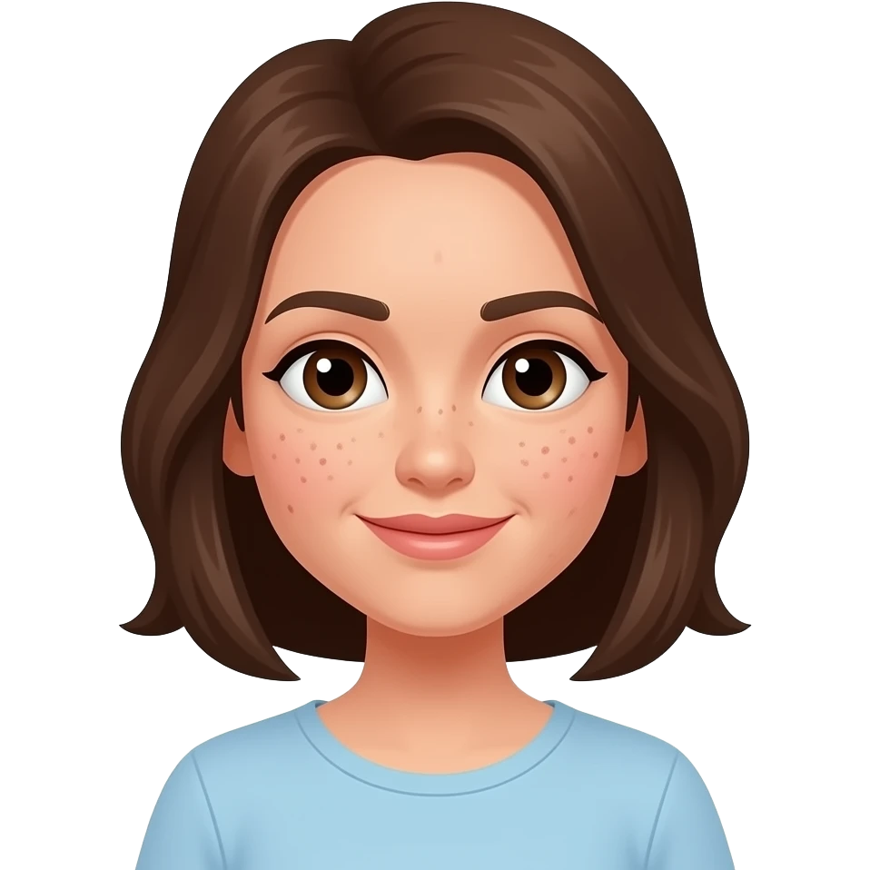 여드름난 여자 emoji