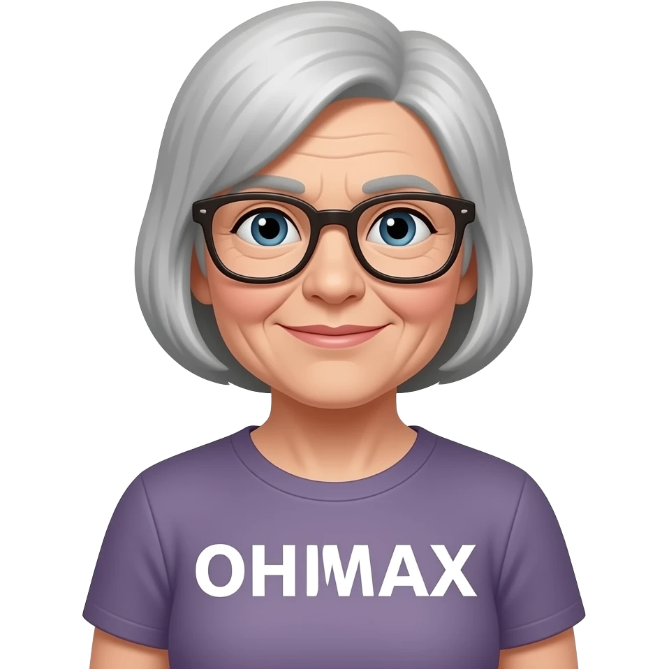 Grandma's chest with words emoji
