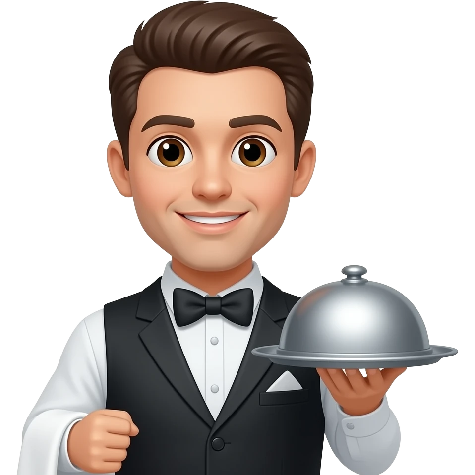 waiter emoji