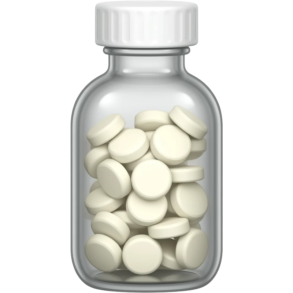 bottle of medicine emoji