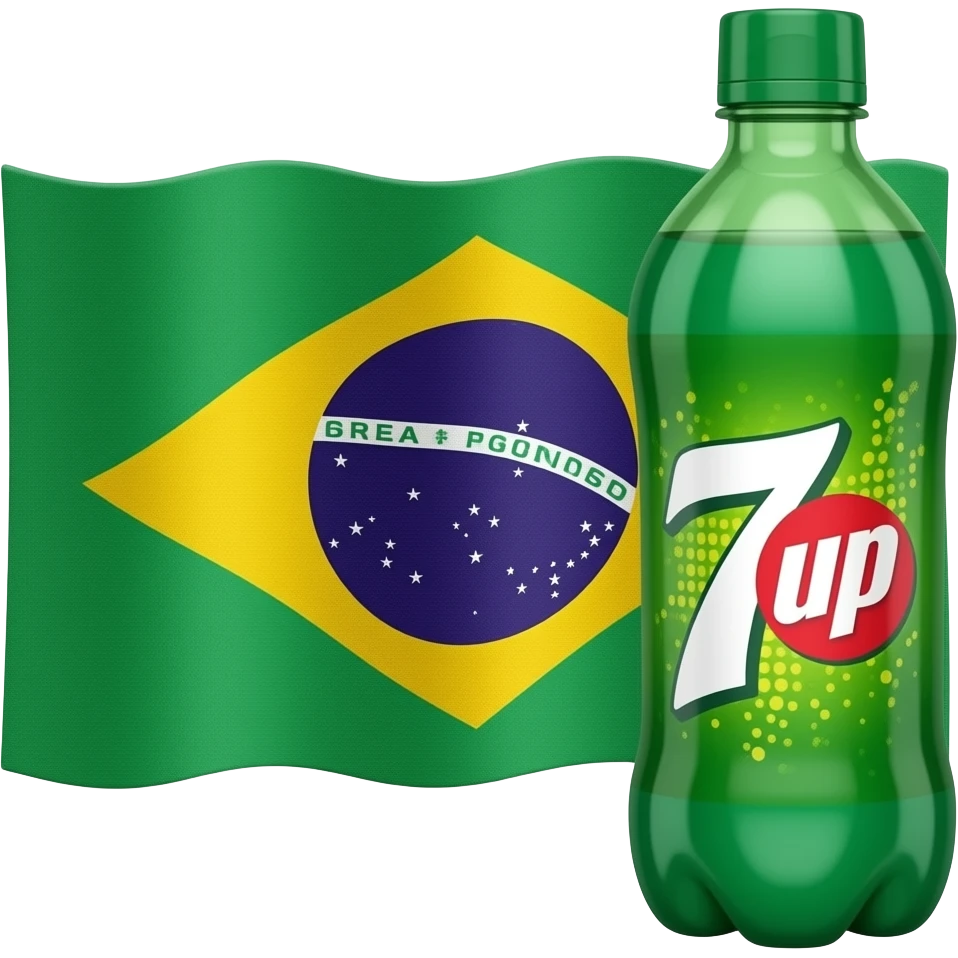 7 up + Brazil emoji emoji