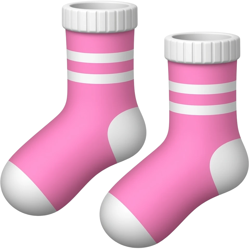 pink socks emoji