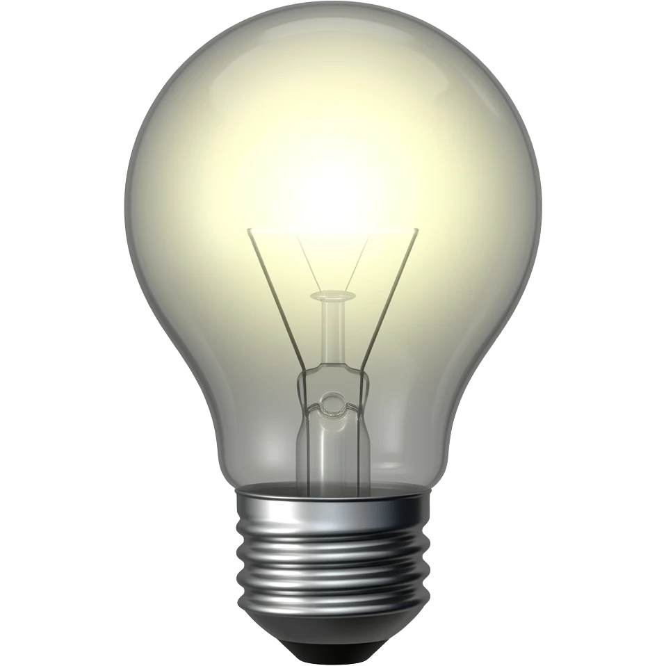 light bulb emoji