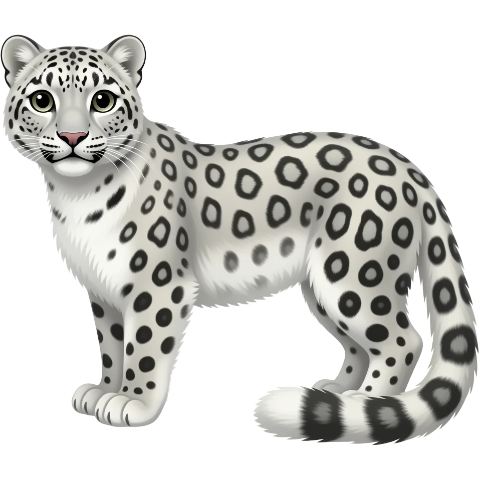 Snow leopard emoji