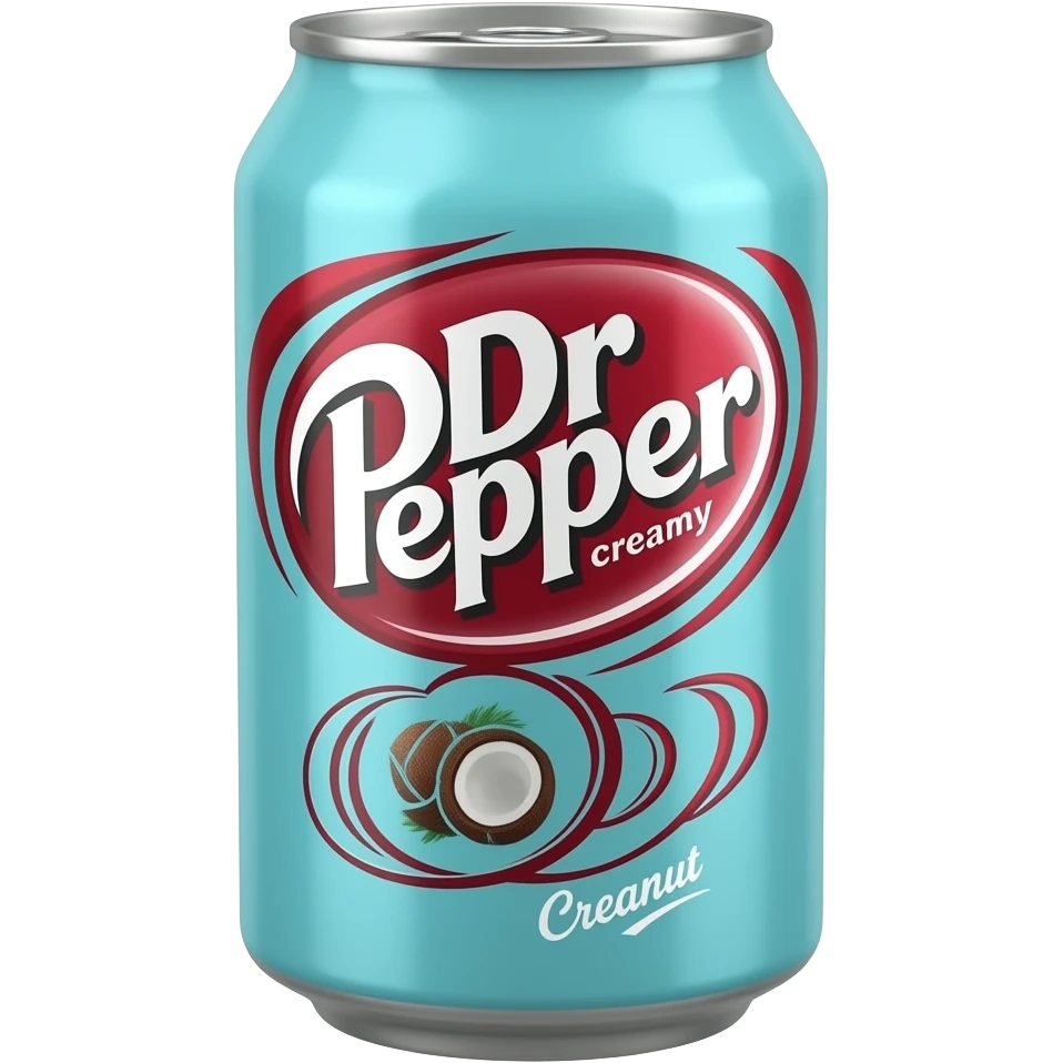 dr pepper creamy coconut can light blue emoji