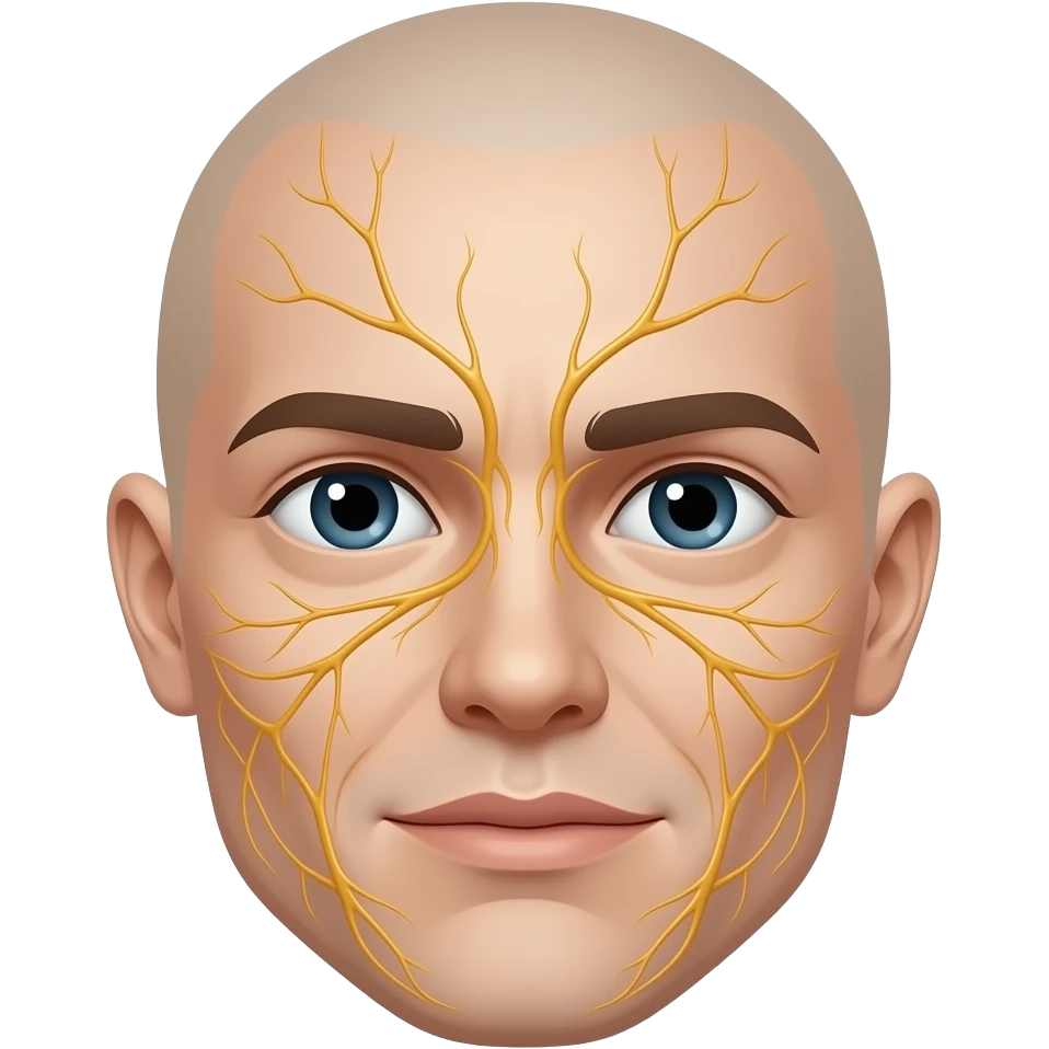 Нерв в лице человека анатомия emoji