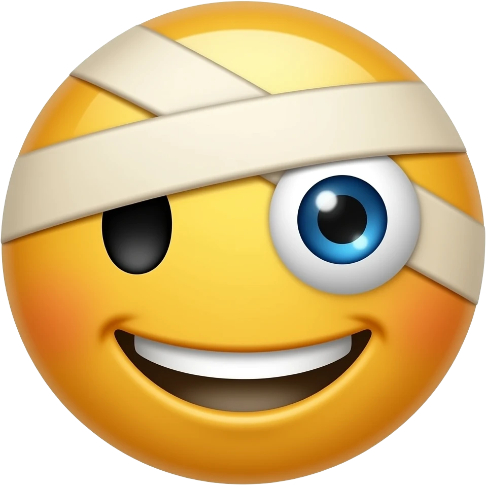 🙂🩹👁️ emoji