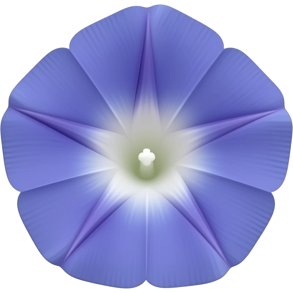 Нарисуй реалистичный цветок ипомеи (Ipomoea) emoji