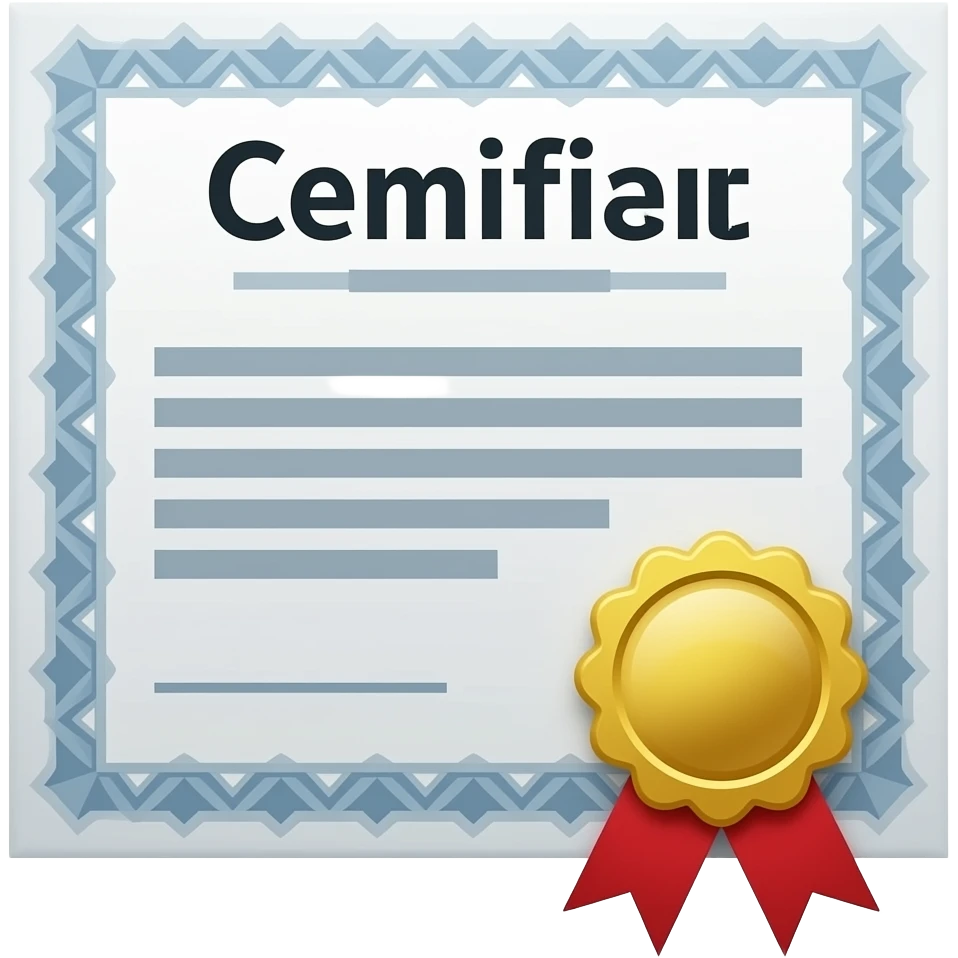 certification emoji