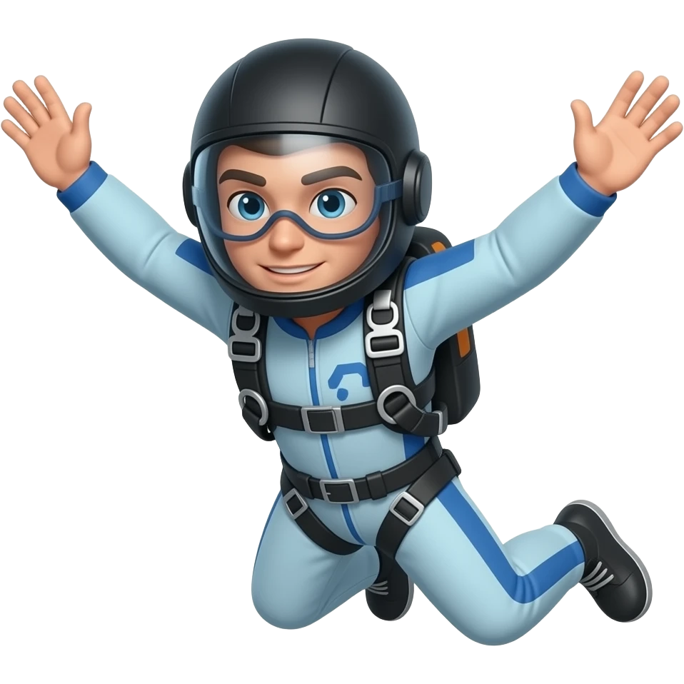 skydiving emoji