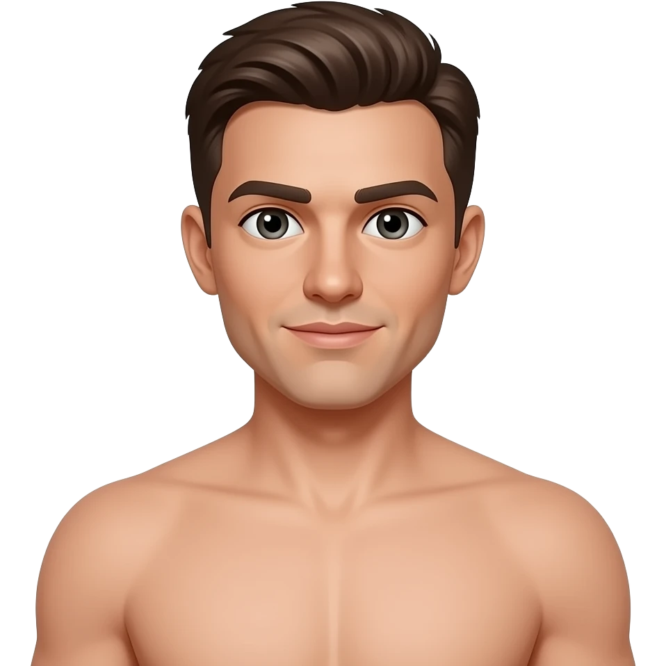 Full frontal Naked man emoji