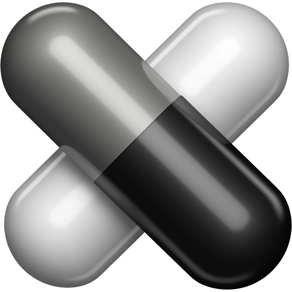 Black Pilule emoji