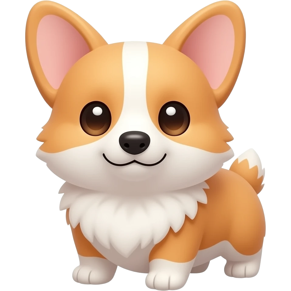 kawaii corgi emoji