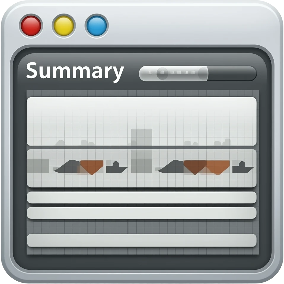 Summary shell emoji