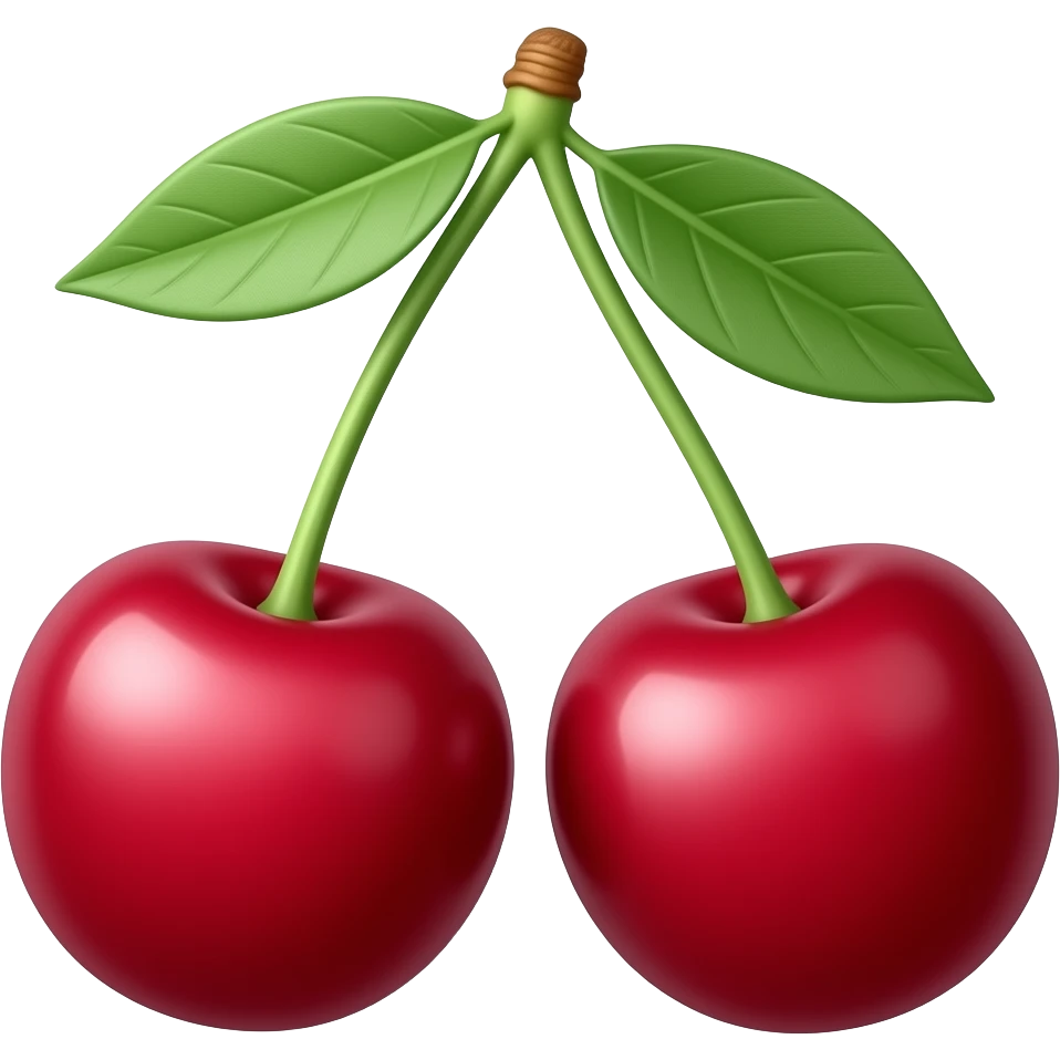 I want you to make a cherry emoji in this format ᰔᩚ emoji