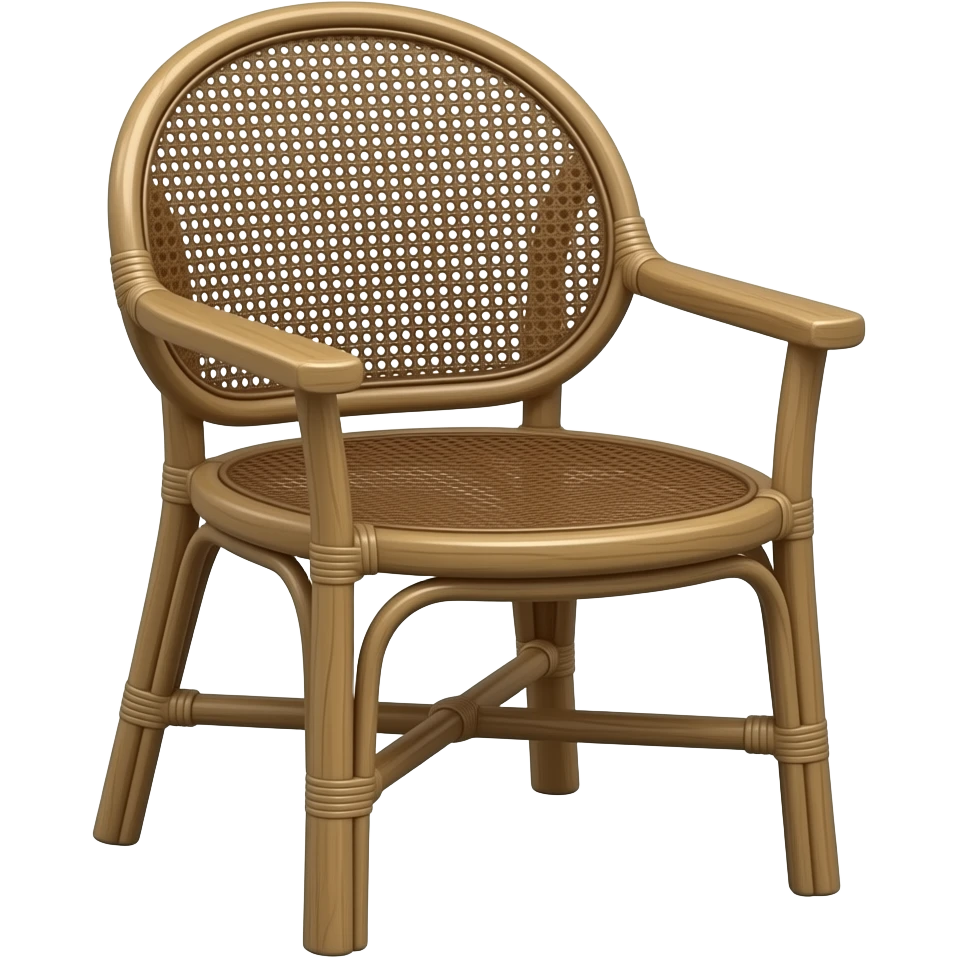 rattan chair emoji