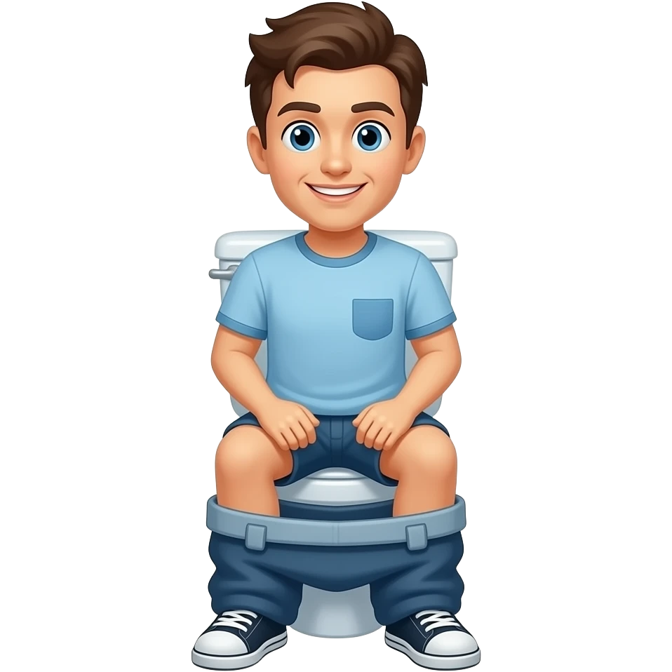 on the toilet emoji