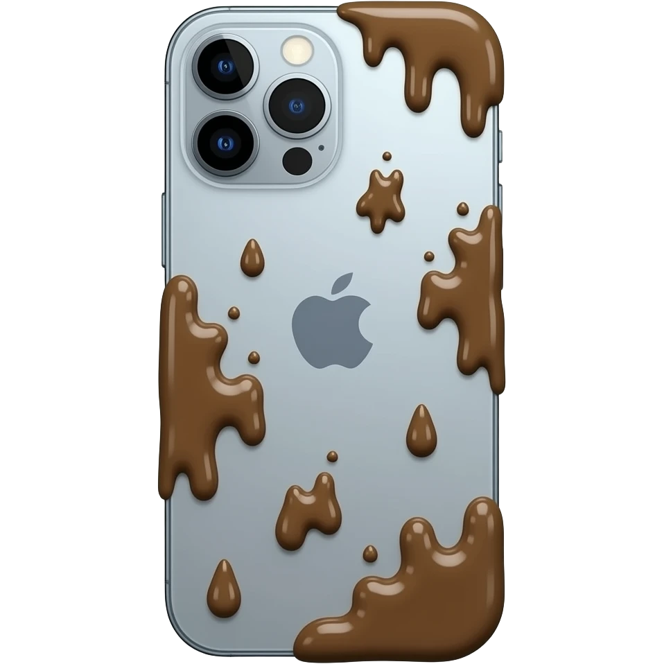 iphone 17 pro covered in shit emoji