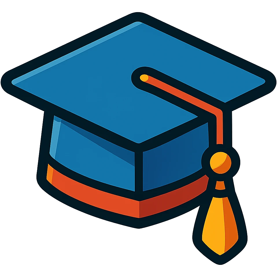 student hat emoji
