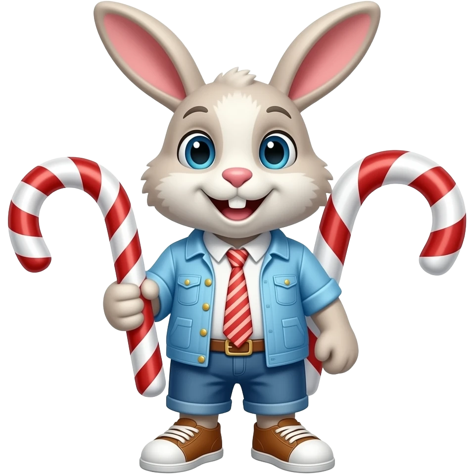 Christmas treat Easter bunny emoji