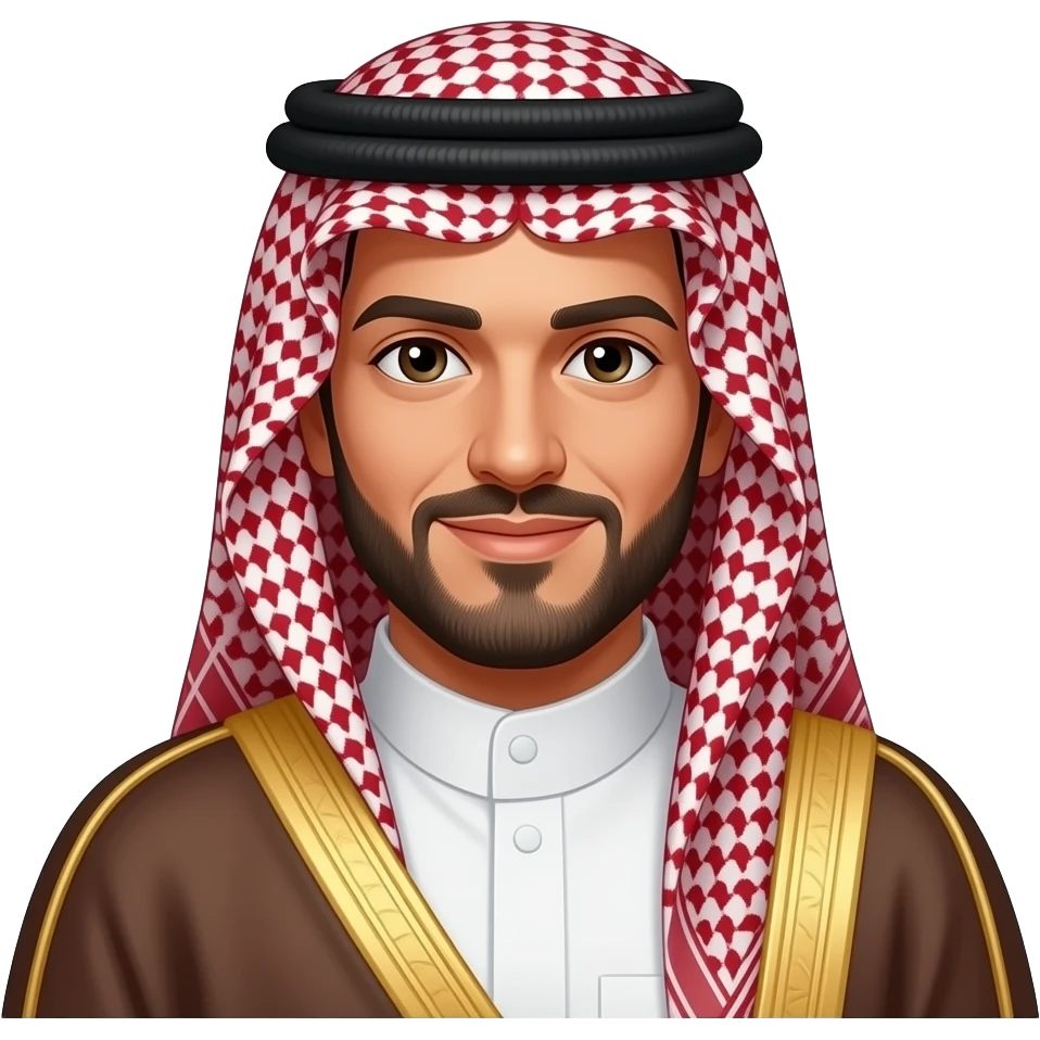 رجل  خلف سعودي emoji