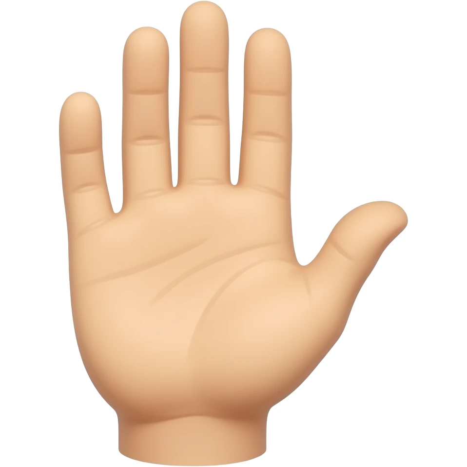 Hand left emoji