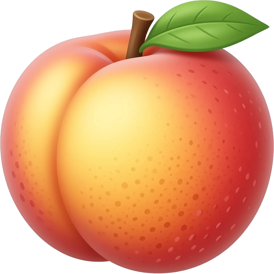 Peach emoji