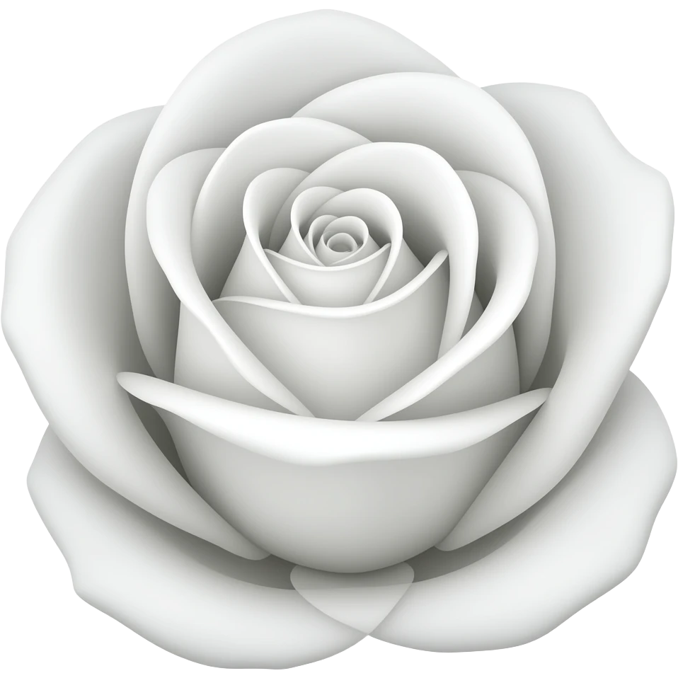 گل رز سفید emoji
