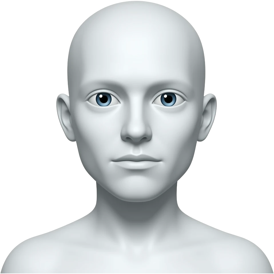 White faceless emoji